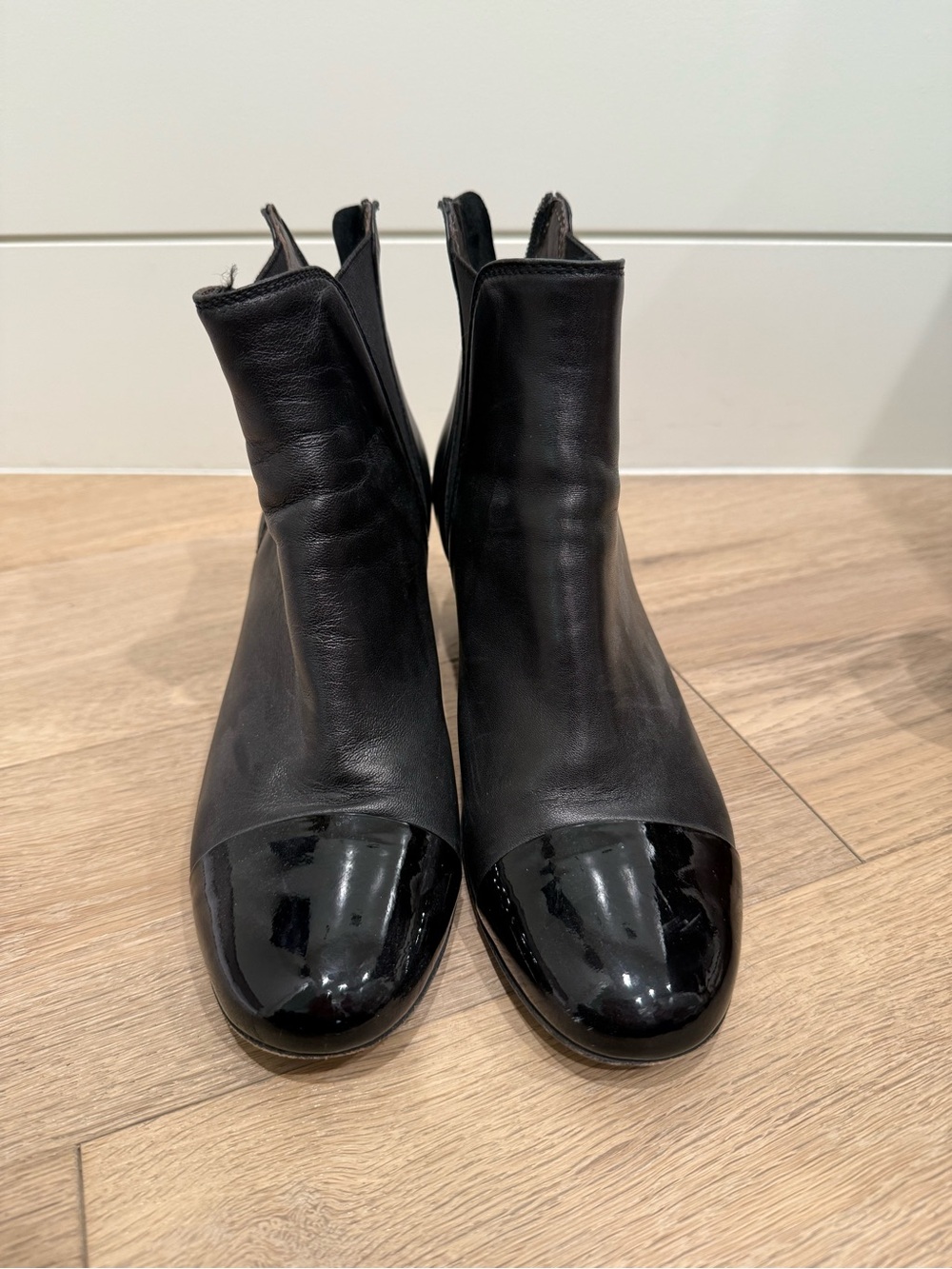 AGL Veta Cap Toe Bootie With Heel